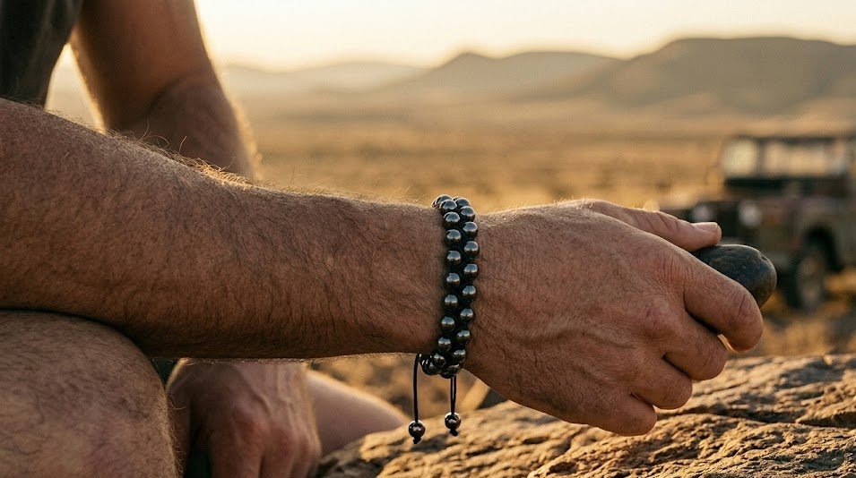 Hematite Bead Bracelets - Karoo Earth