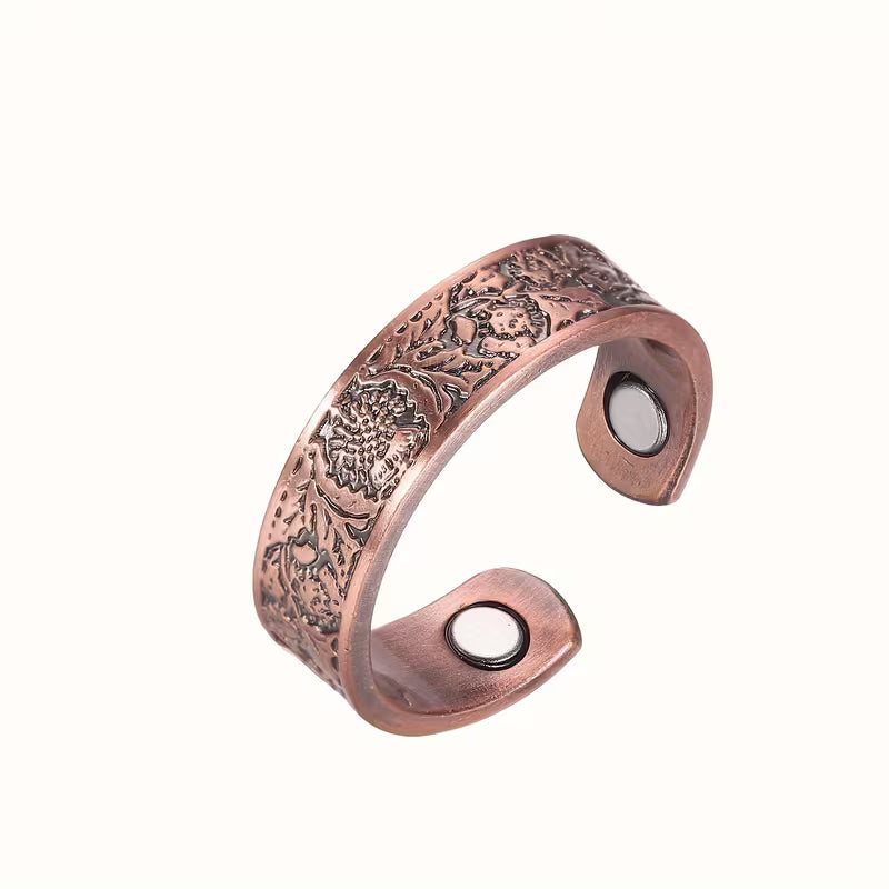 Thistle Copper Magnetic Ring