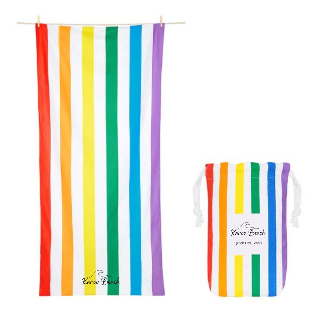 Quick Dry Microfibre Beach Towel - African Sun