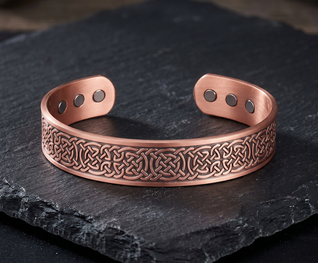 Celtic Pattern Bio Magnetic Pure Copper Bracelet