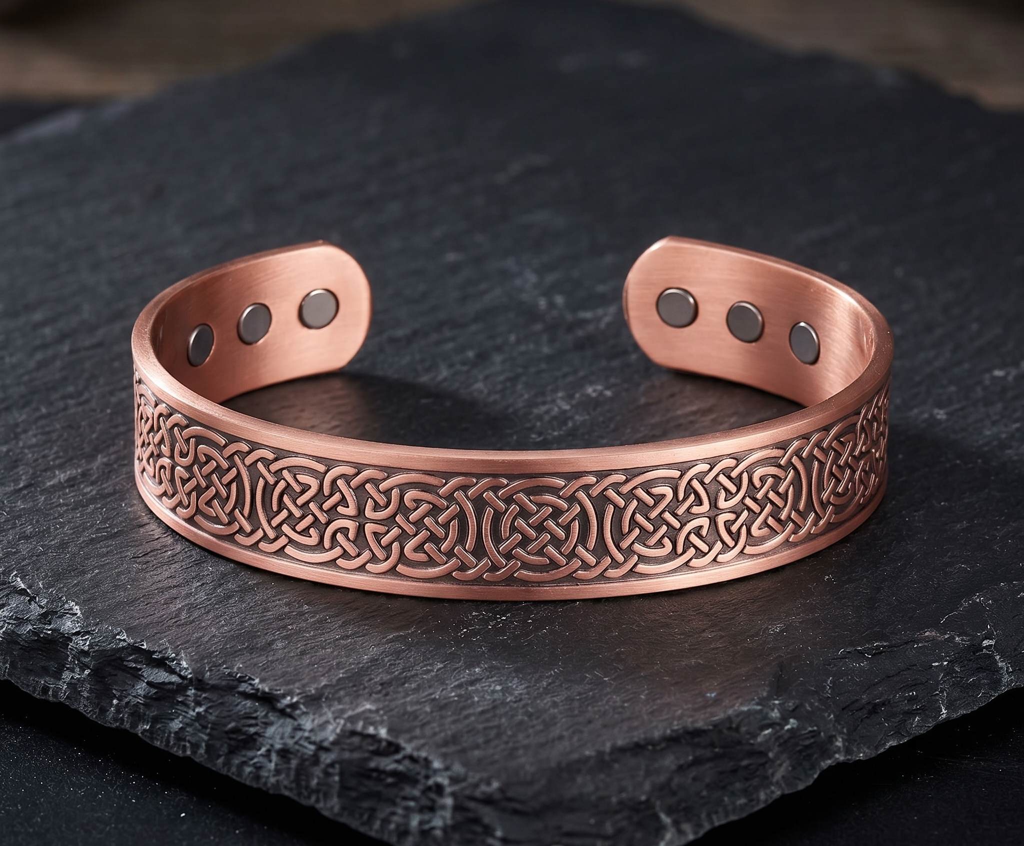Celtic Pattern Bio Magnetic Pure Copper Bracelet