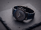 The Ebony and Gun Metal Steel Karoo Earth Chronograph Wooden Watch
