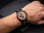 The Apple Wood & Ebony Karoo Earth Chronograph Wooden Watch