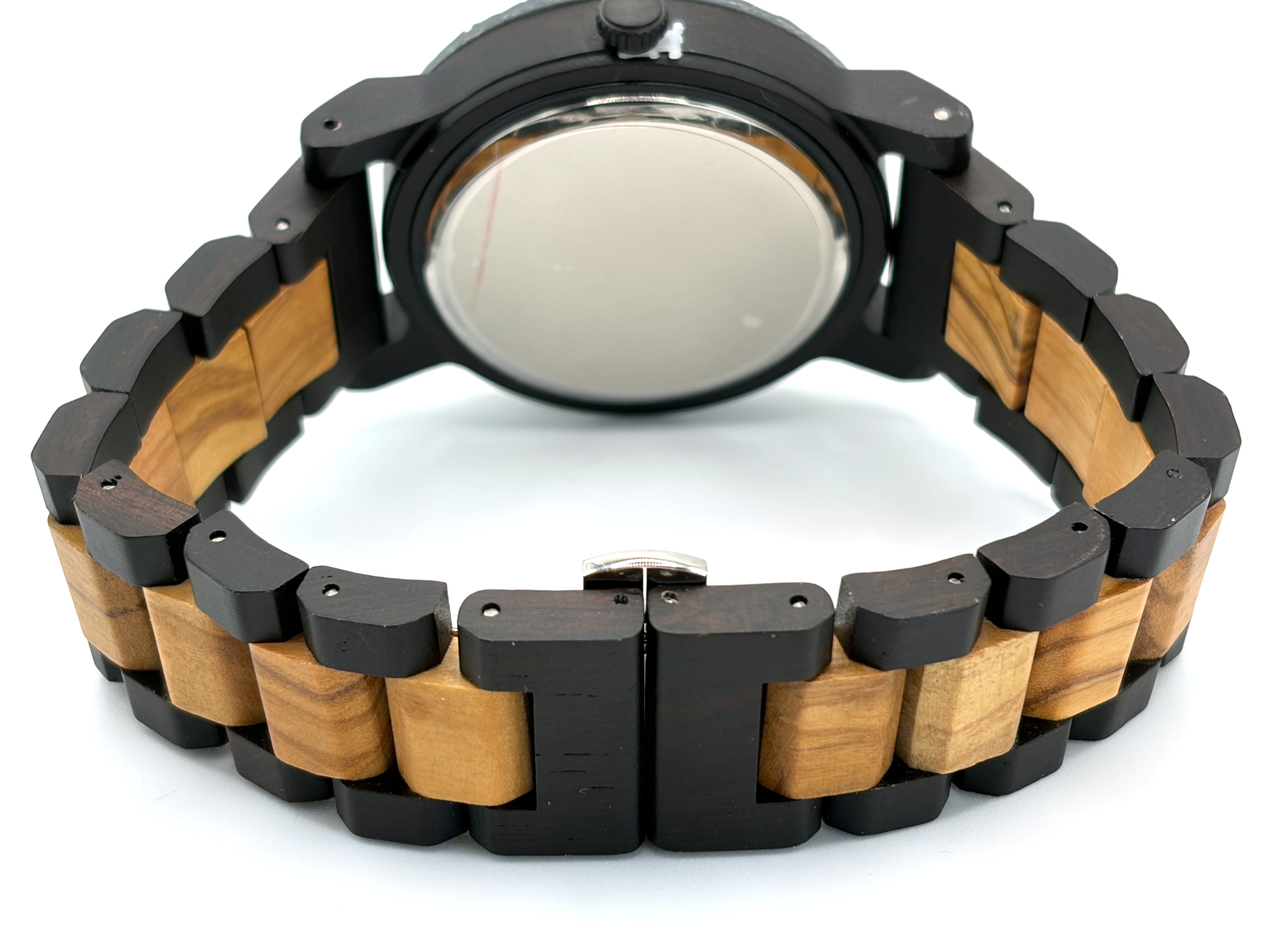 Natural Rock & Ebony Wood Karoo Earth Watch