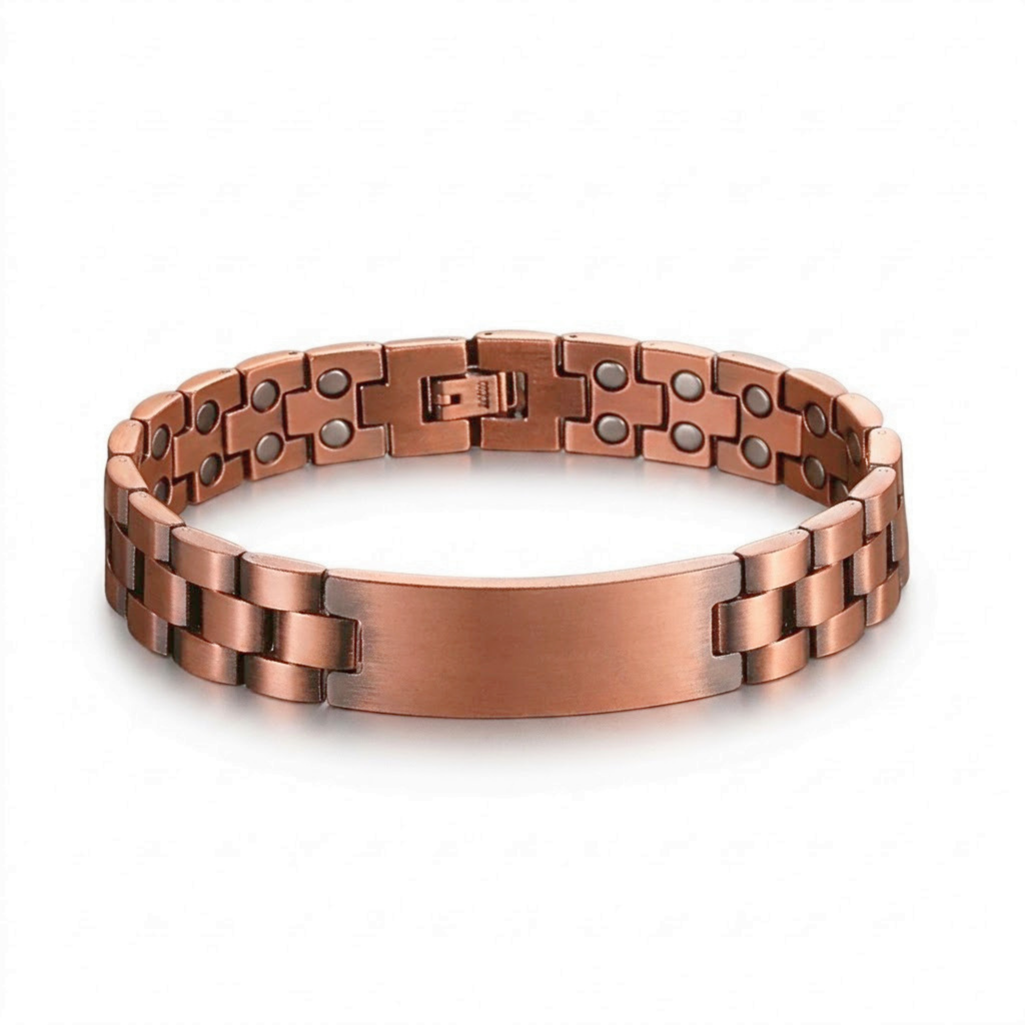 Customisable Inter-Linked Pure Copper Magnetic Bracelet
