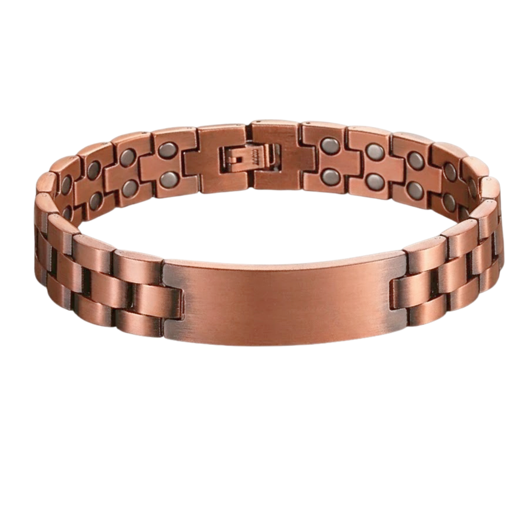 Customisable Inter-Linked Pure Copper Magnetic Bracelet