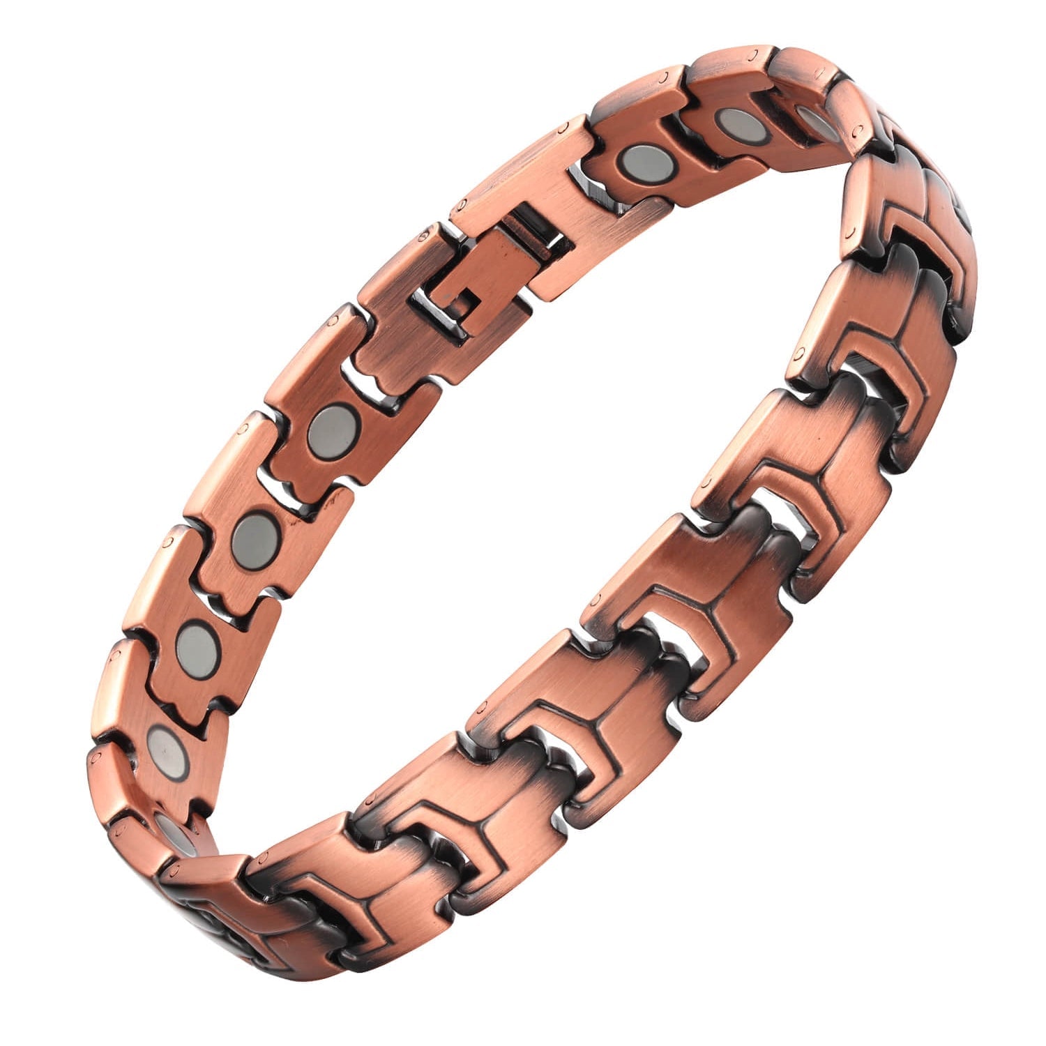 Arrow Link Pure Copper Bracelet - Karoo Earth