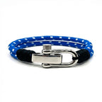 Azure Blue Double Rope Shackle Bracelet - Karoo Earth