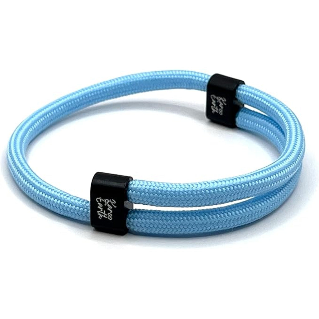 Baby Blue Karoo Earth Rope Adjustable Paracord Bracelet - Karoo Earth
