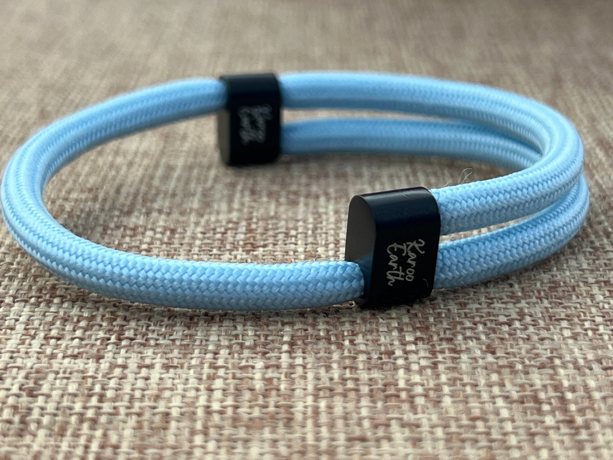 Baby Blue Karoo Earth Rope Adjustable Paracord Bracelet - Karoo Earth