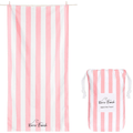 Baby Pink Microfibre Beach Towel - Karoo Earth