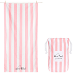 Baby Pink Microfibre Beach Towel - Karoo Earth