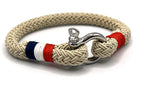 Beige Tricolor Shackle Bracelet - Karoo Earth