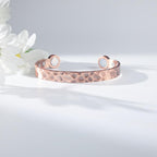 Bio Magnetic Antique Hammered Copper Bracelet - Karoo Earth