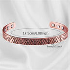 Bio Magnetic Aztec Pure Copper Bracelet - Karoo Earth