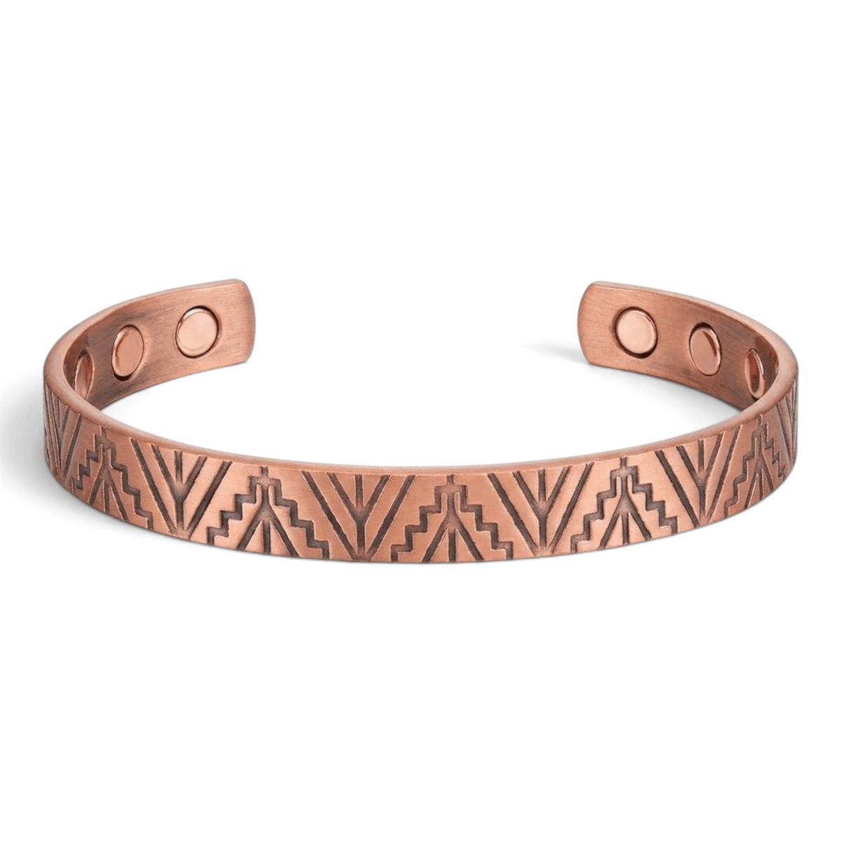 Bio Magnetic Aztec Pure Copper Bracelet - Karoo Earth