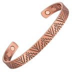 Bio Magnetic Aztec Pure Copper Bracelet - Karoo Earth