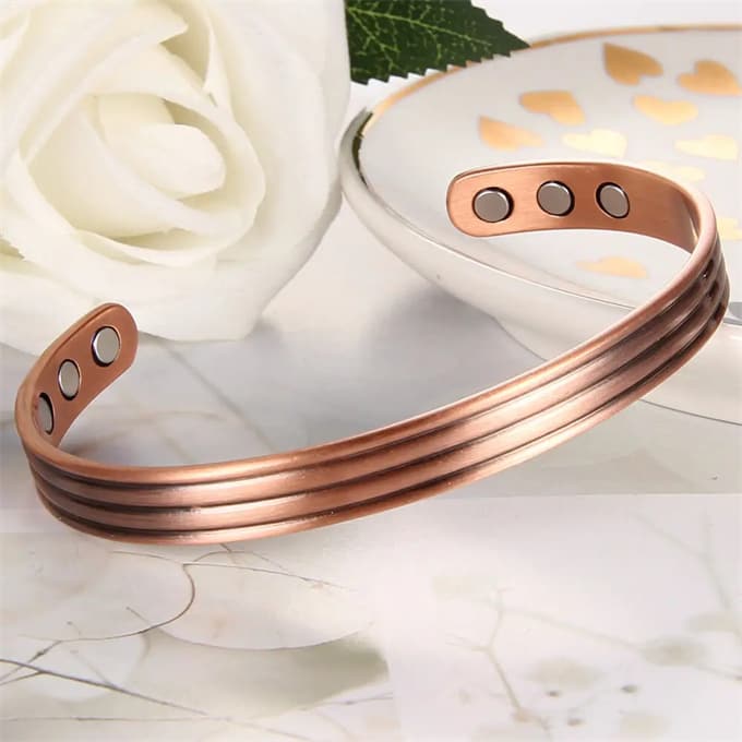 Bio Magnetic Banded Pure Copper Bracelet - Karoo Earth