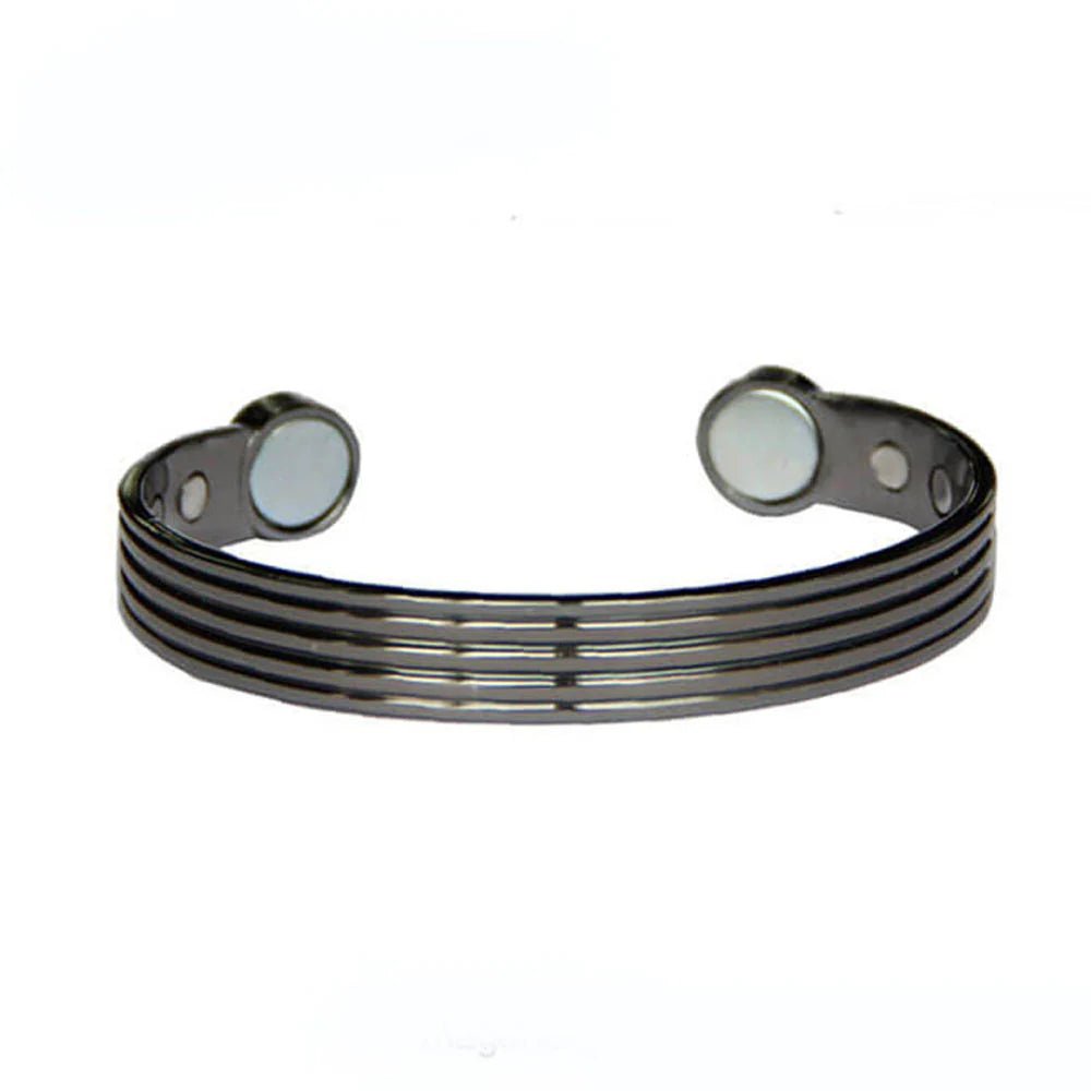 Bio Magnetic Black Plated Copper Therapy Bracelet - Karoo Earth