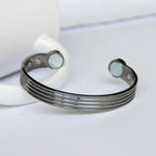 Bio Magnetic Black Plated Copper Therapy Bracelet - Karoo Earth