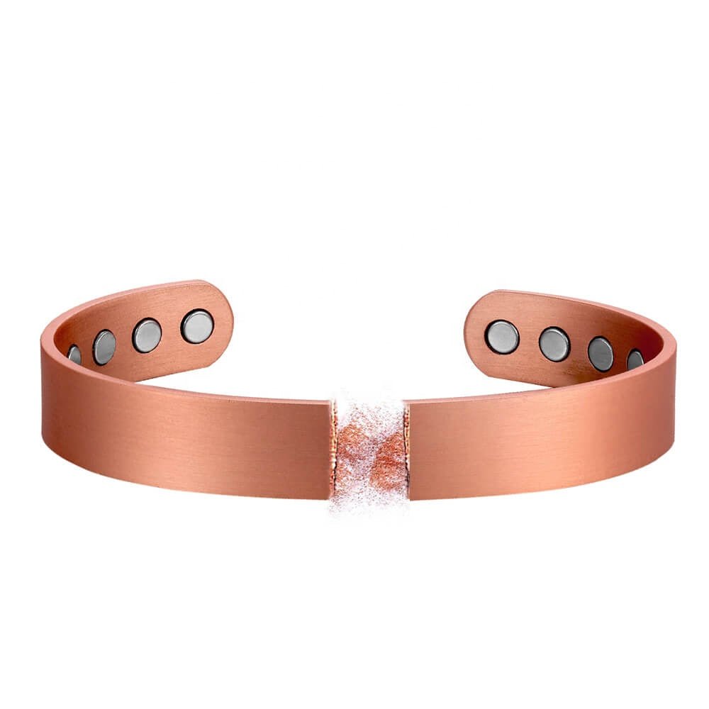 Bio Magnetic Brushed Copper Therapy Bracelet - Karoo Earth