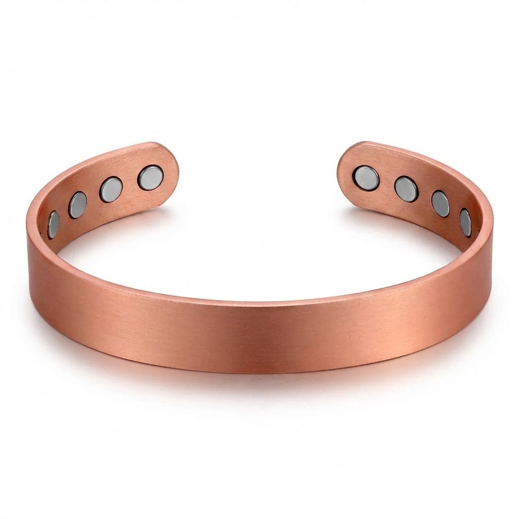 Bio Magnetic Brushed Copper Therapy Bracelet - Karoo Earth