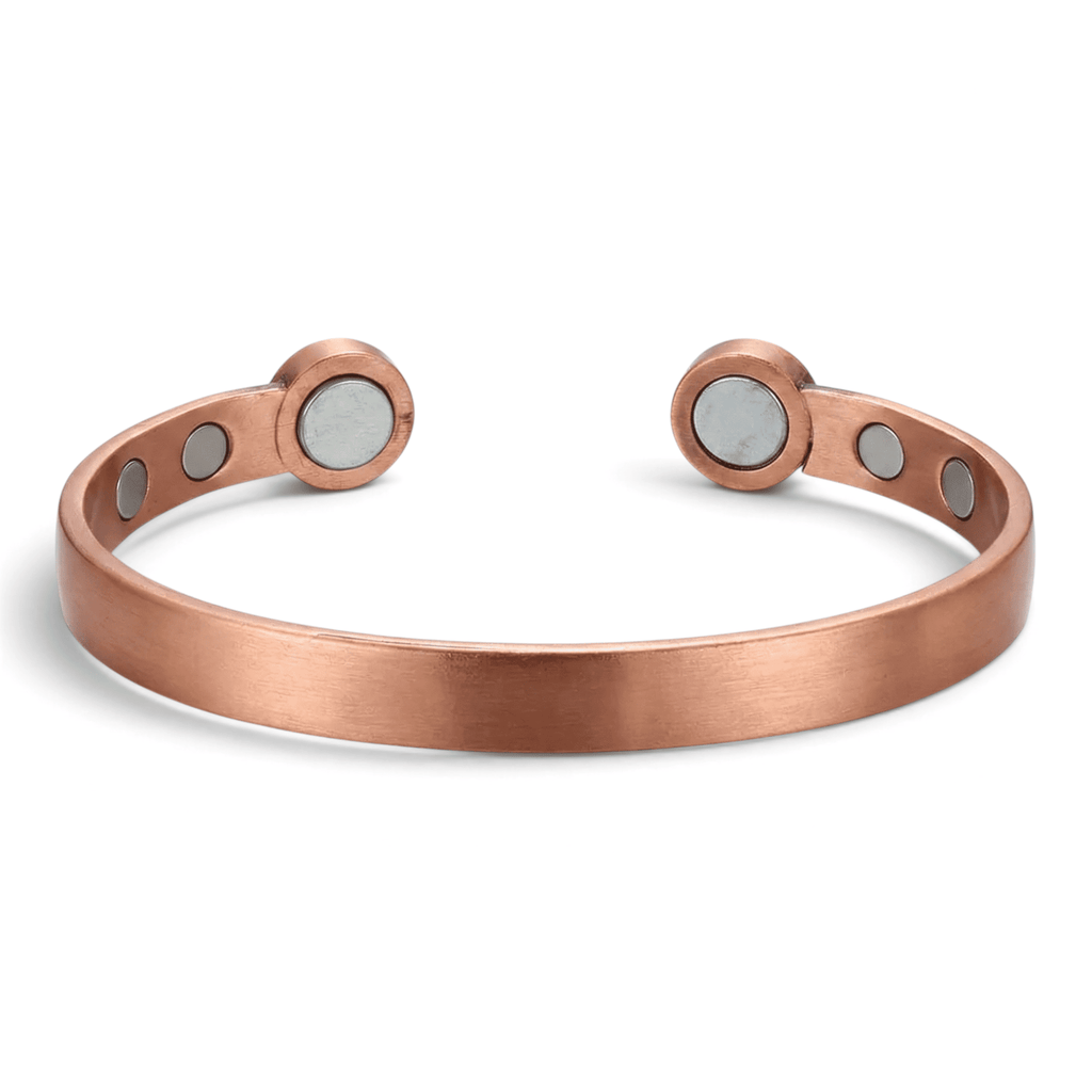 Bio Magnetic Brushed Pure Copper Bracelet - Karoo Earth