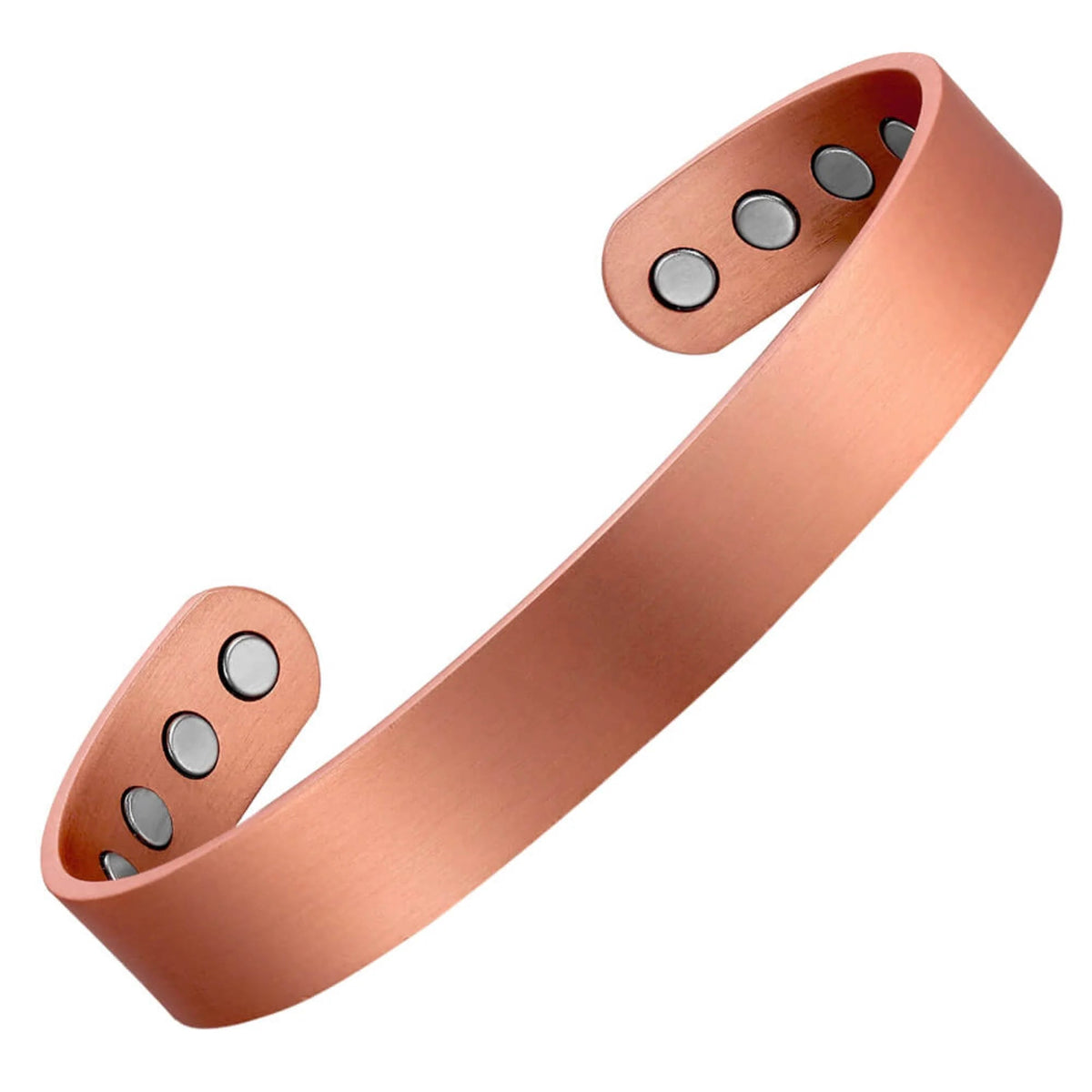 Bio Magnetic Brushed Pure Copper Bracelet - Karoo Earth