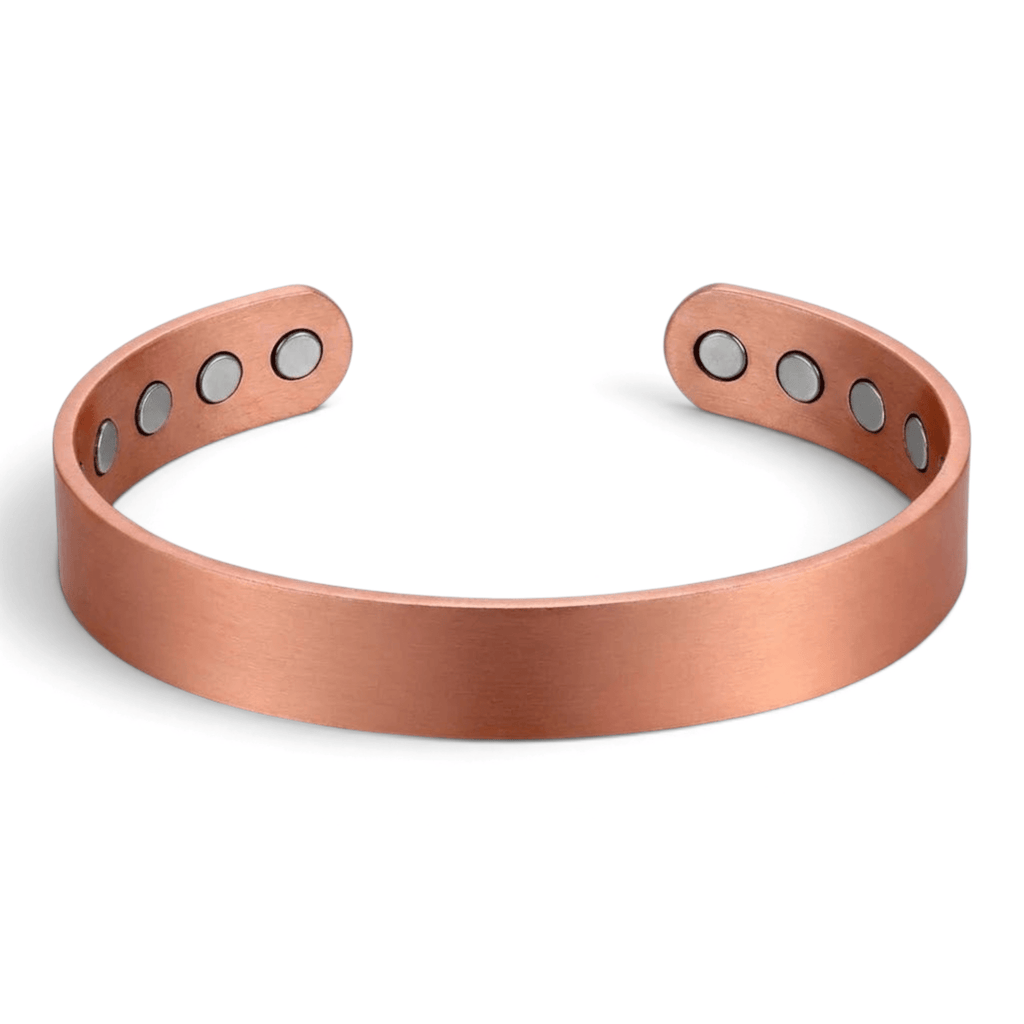 Bio Magnetic Brushed Pure Copper Bracelet - Karoo Earth