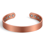 Bio Magnetic Brushed Pure Copper Bracelet - Karoo Earth