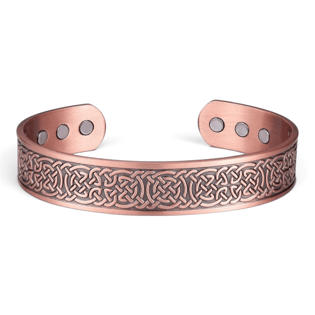 Bio Magnetic Celtic Pattern Pure Copper Bracelet - Karoo Earth