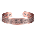 Bio Magnetic Celtic Pattern Pure Copper Bracelet - Karoo Earth