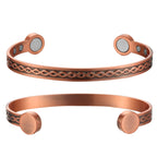 Bio Magnetic Copper Therapy Bangle with 6 Ultra Strength Magnets - Karoo Earth