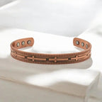 Bio Magnetic Cross Pure Copper Bracelet - Karoo Earth