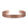 Bio Magnetic Double Heart Ladies Pure Copper Bracelet - Karoo Earth