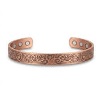 Bio Magnetic Double Heart Ladies Pure Copper Bracelet - Karoo Earth