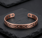 Bio Magnetic Fish Pure Copper Bracelet - Karoo Earth