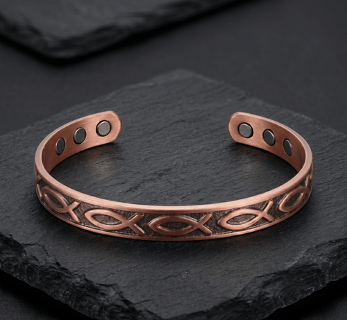 Bio Magnetic Fish Pure Copper Bracelet - Karoo Earth