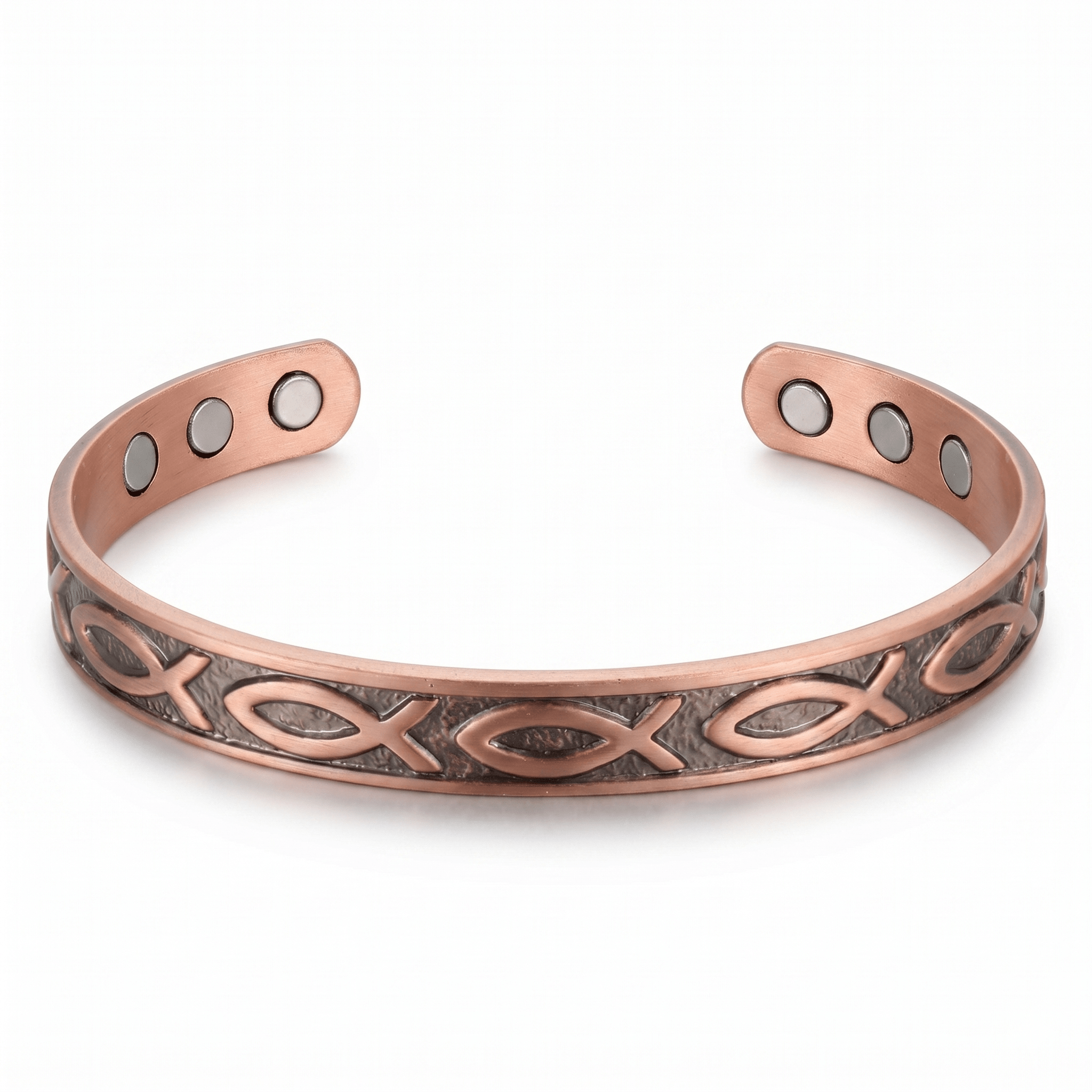 Bio Magnetic Fish Pure Copper Bracelet - Karoo Earth