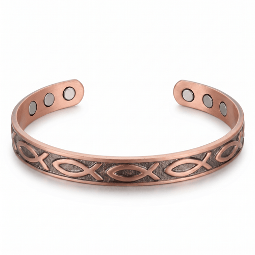 Bio Magnetic Fish Pure Copper Bracelet - Karoo Earth