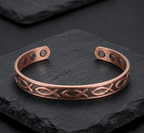 Bio Magnetic Fish Pure Copper Bracelet - Karoo Earth