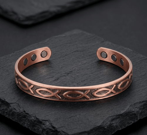 Bio Magnetic Fish Pure Copper Bracelet - Karoo Earth