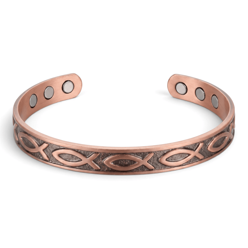 Bio Magnetic Fish Pure Copper Bracelet - Karoo Earth