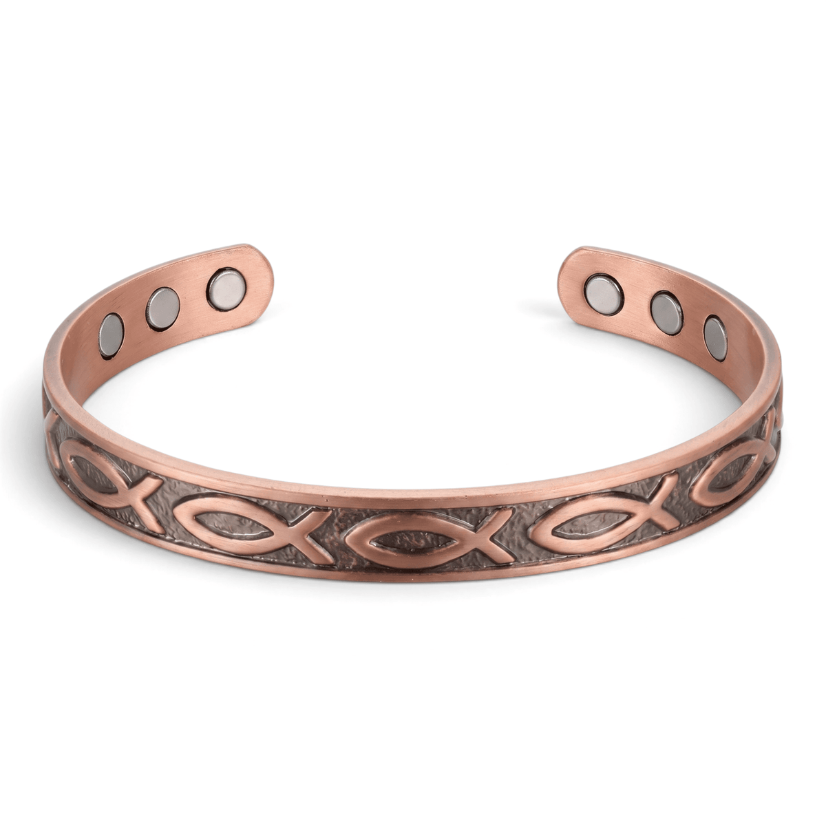 Bio Magnetic Fish Pure Copper Bracelet - Karoo Earth