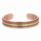 Bio Magnetic Gold Weave Pure Copper Bracelet - Karoo Earth