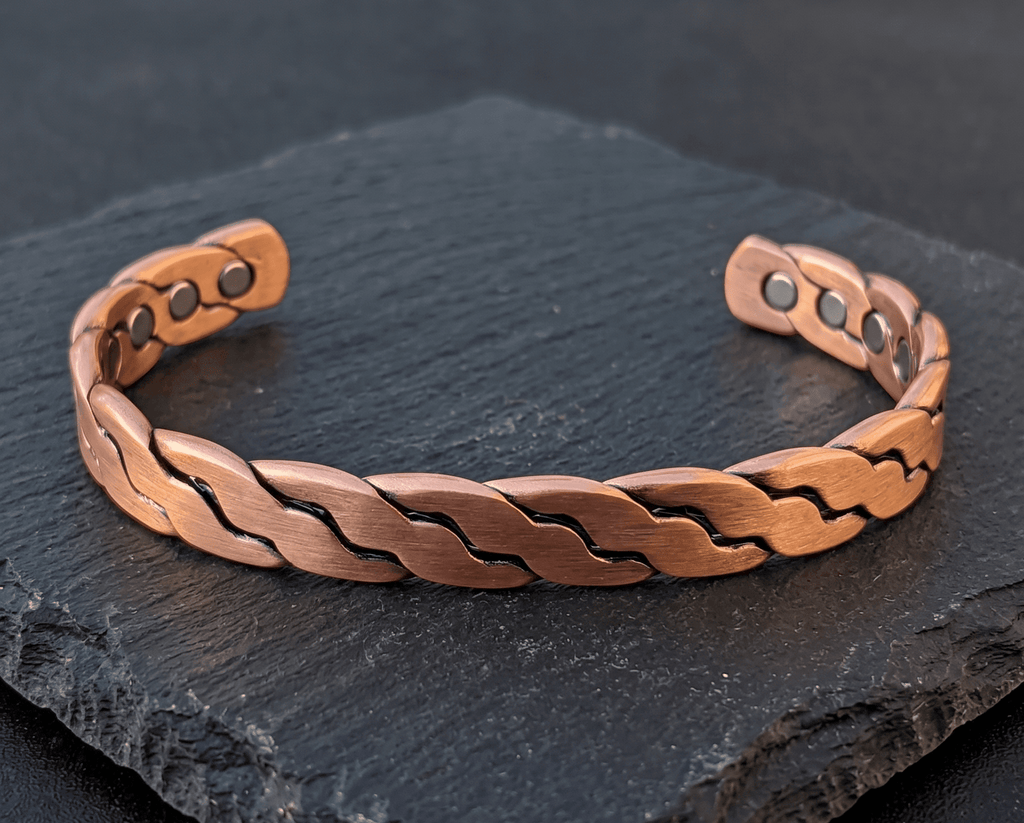Bio Magnetic Inter-Link Pure Copper Bracelet - Karoo Earth