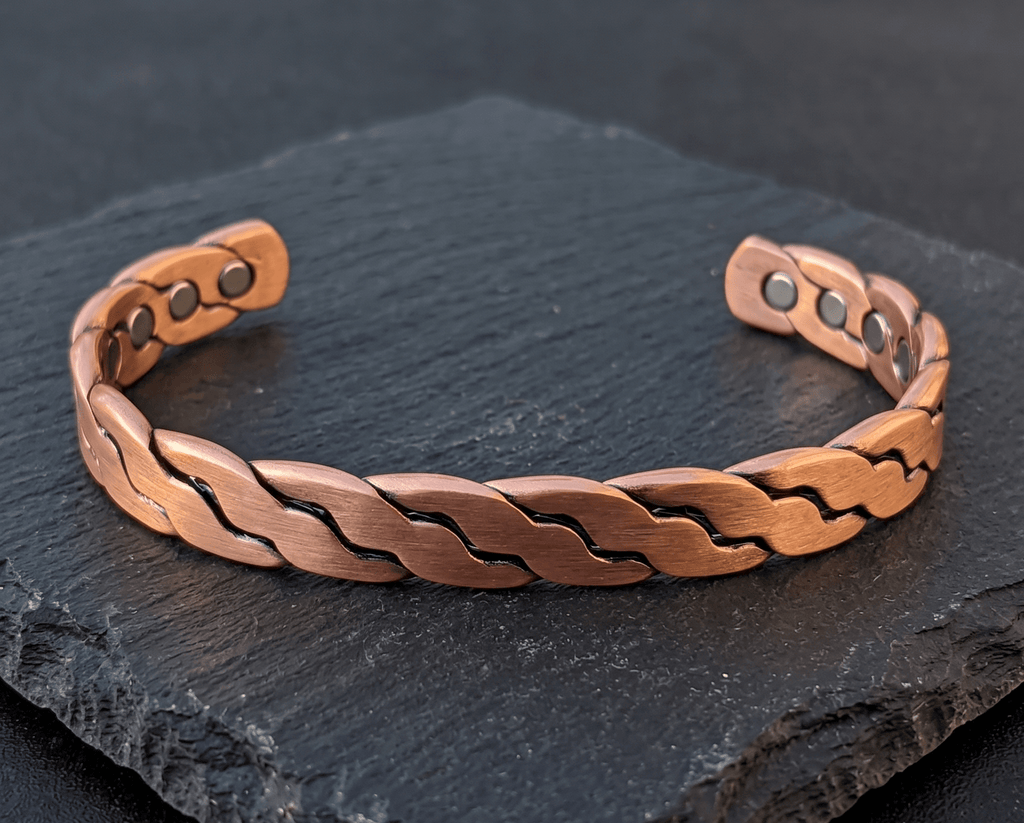 Bio Magnetic Inter-Link Pure Copper Bracelet - Karoo Earth