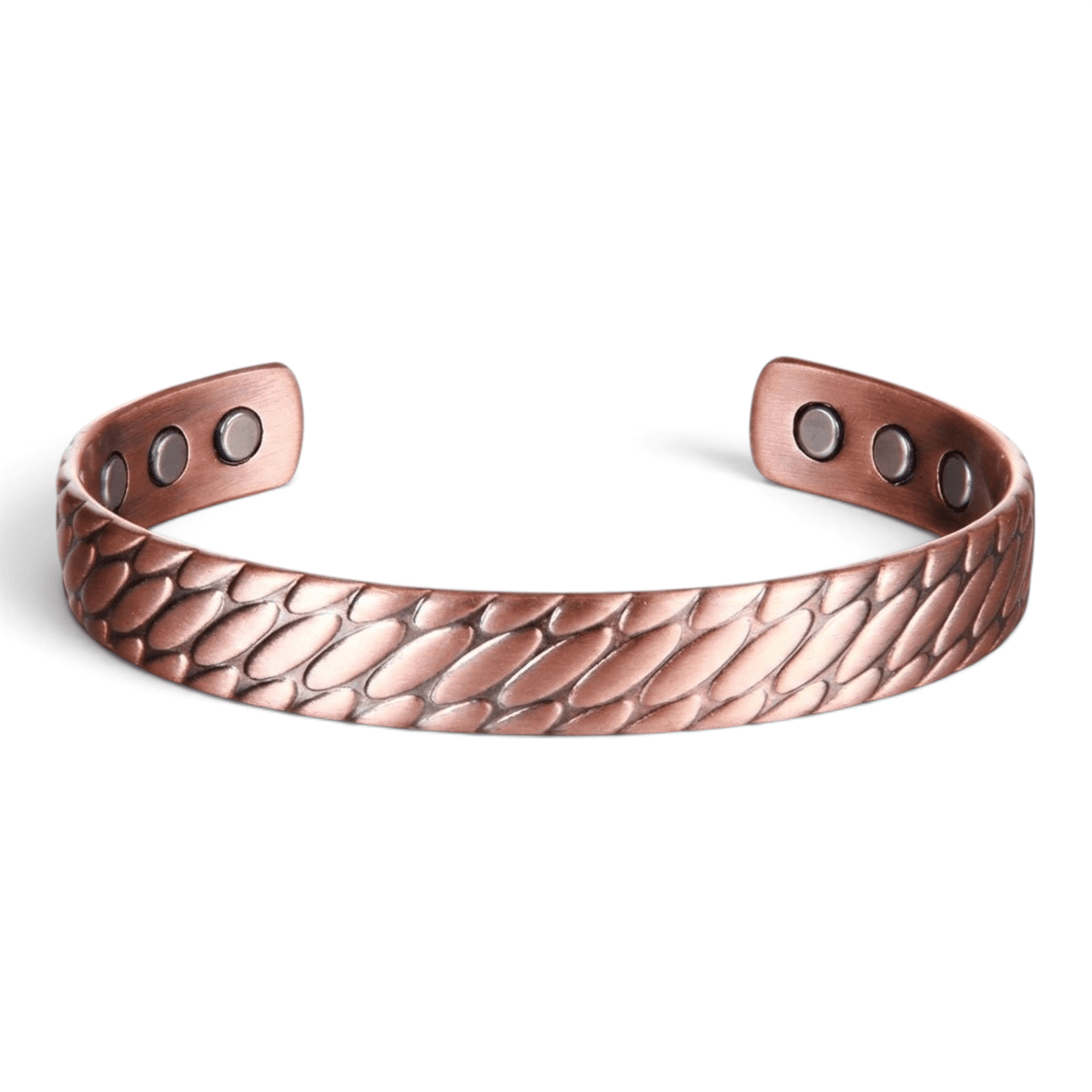 Bio Magnetic Lizard Skin Pure Copper Bracelet - Karoo Earth