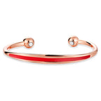 Bio Magnetic Red Stripe Pure Copper Bracelet - Karoo Earth