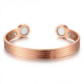 Bio Magnetic Rose Gold Copper Therapy Bracelet - Karoo Earth